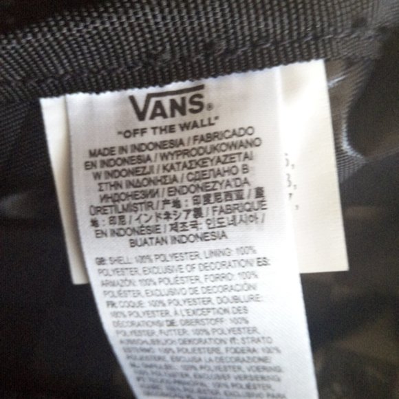 New Vans Ward Black White Checkered Crossbody Fanny Pack Bum Belt Waist Bag - Picture 14 of 17